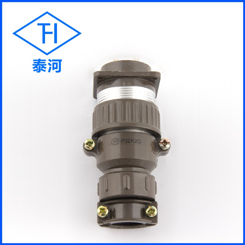 泰河P32K2Q P32J2A 8芯连接器 吊篮电机电箱航空插头插座