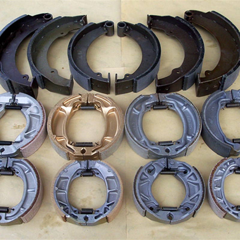 CG125/WY珠江嘉陵GN太子GS钱江刹车片三轮摩托车鼓刹片蹄块皮