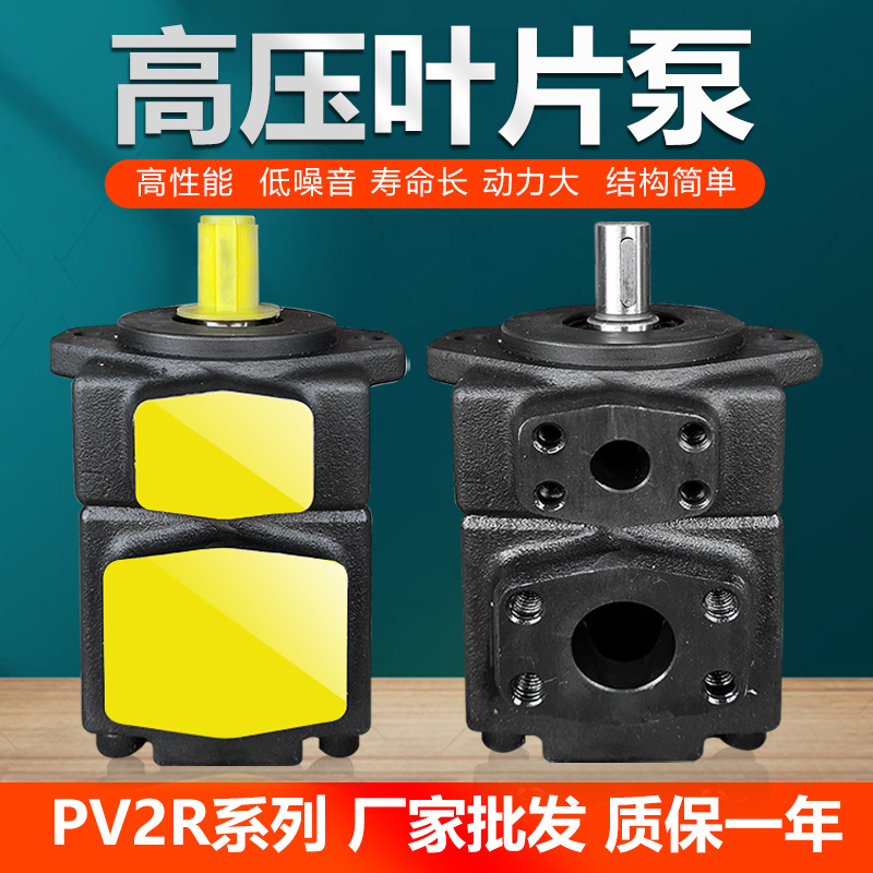 高压液压油泵叶片泵PV2R1-8 10 17 19 23 25 28 31注塑机泵头总成