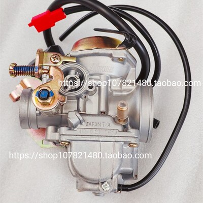 适用铃木老款AN125海王星HS125T红金蓝巨丽福星超人QS150T化油器