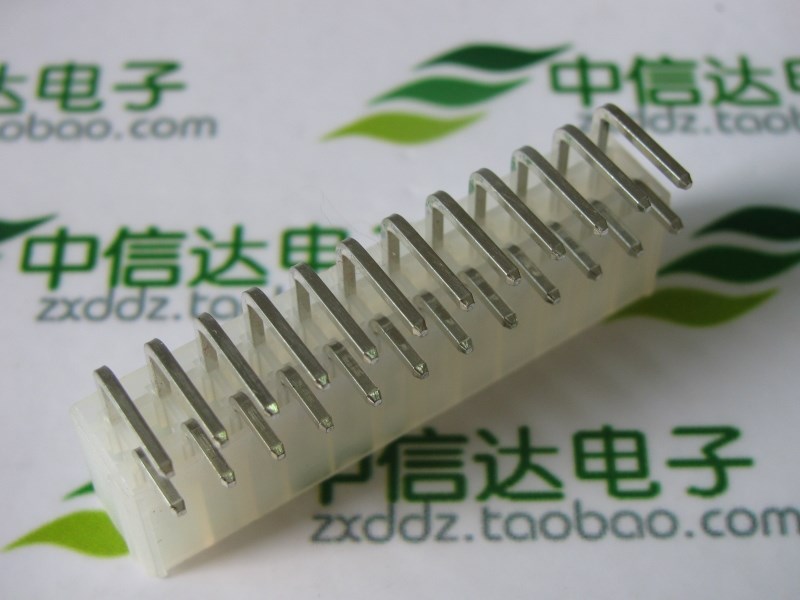 5569 5557 连接器 2X12AW弯针插座  接插件 24P插座 间距4.2mm