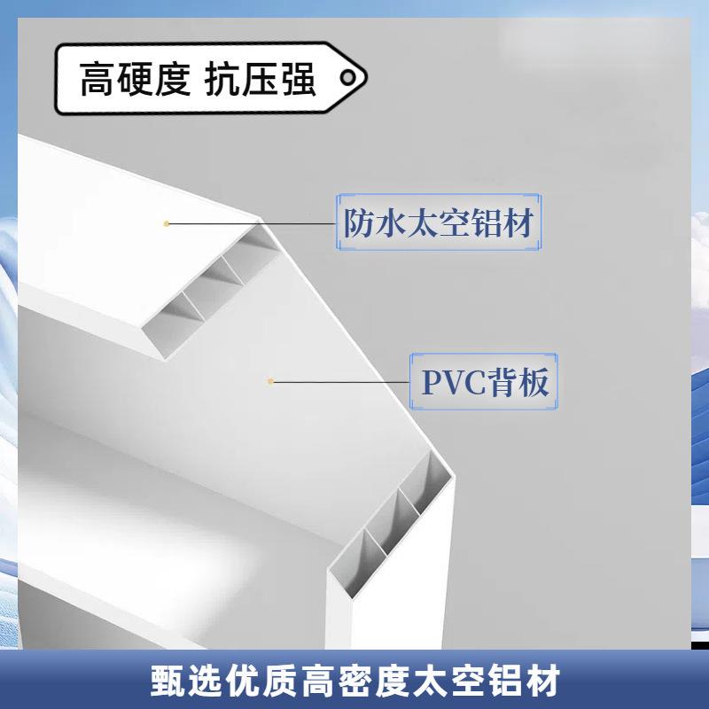 太空铝浴室智能镜柜单独卫生间化妆镜挂墙式储物镜子镜箱收纳架柜