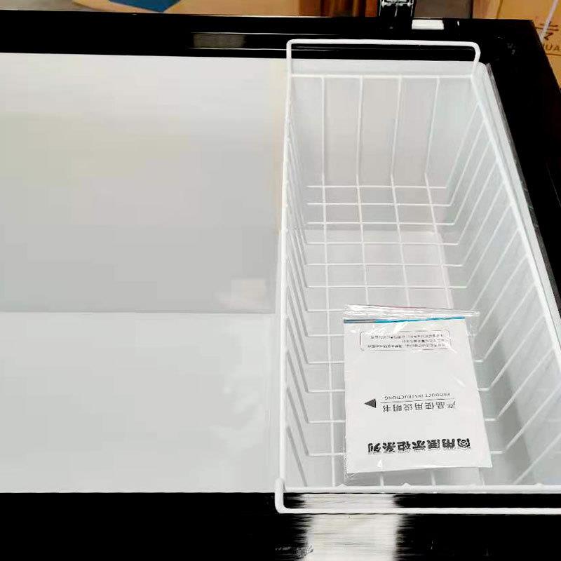 商用卧式冰柜大容量冷藏冷冻卧式冷柜超市速冻肉海鲜丸子卧式冰箱