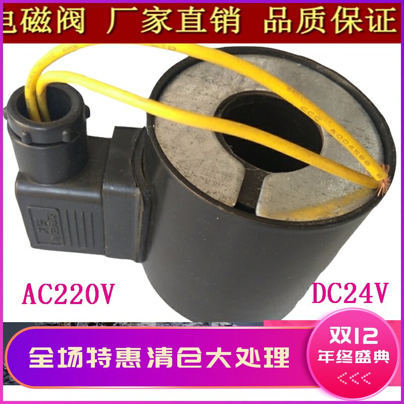 ac220v水气阀门开关 DF100法兰铸铁电磁阀DNJ80 ZCS65 ZCQ50线圈