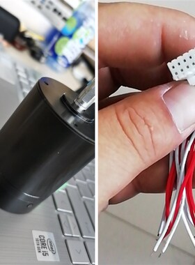 24V直流AIM力矩伺服电机驱动一体33W50W100W小体积485通讯CANOPEN