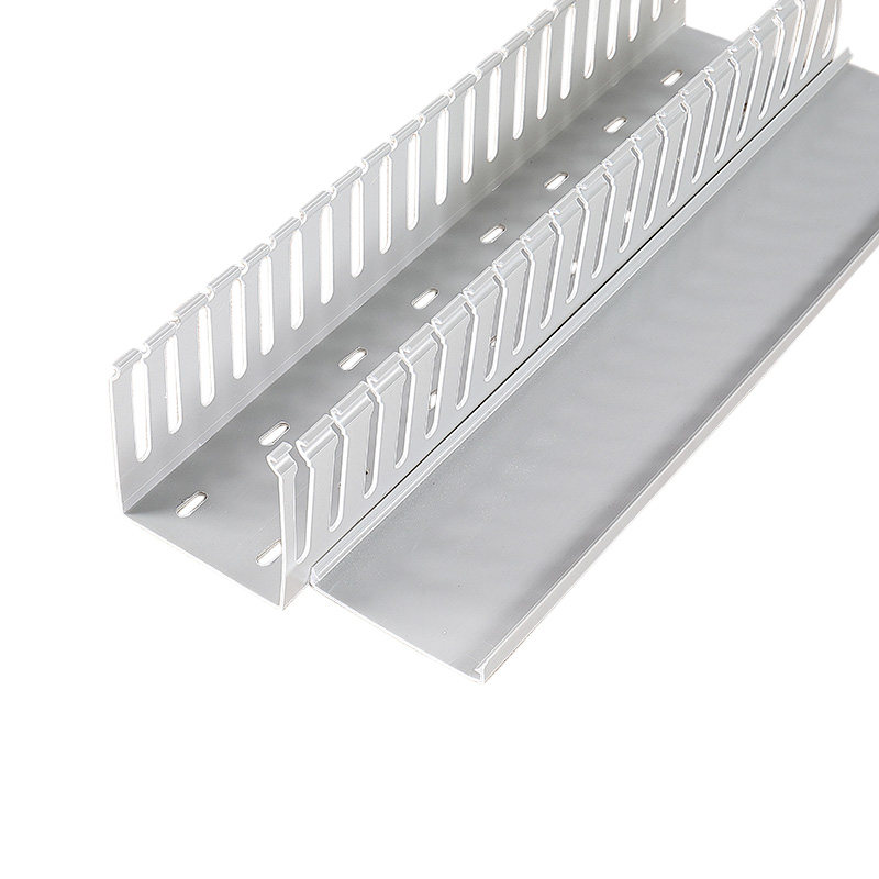 明装 pvc阻燃U型工业塑料线槽电箱控制电柜走线网线行配卡布线槽