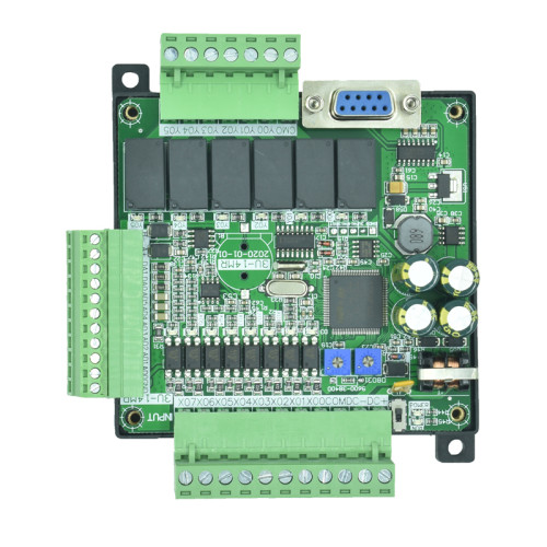 工控板plc 国产三fx3u-14mr/14mt菱简易微小型一体机可编程控制器