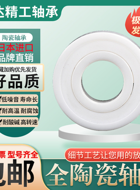 日本进口氧化锆全陶瓷轴承6000 6002 6003 6004 6005 6006 6007CE