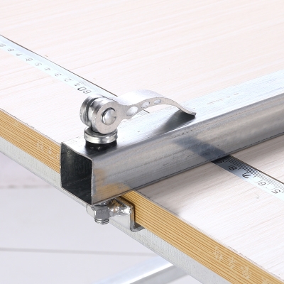 推拉夹具靠山导尺电锯滑槽木工台锯靠山靠尺快速滑轨道导轨多功能