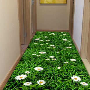 楼梯可走廊裁3d飘窗防滑口进门过道地毯家用长条厨房垫地垫剪定制