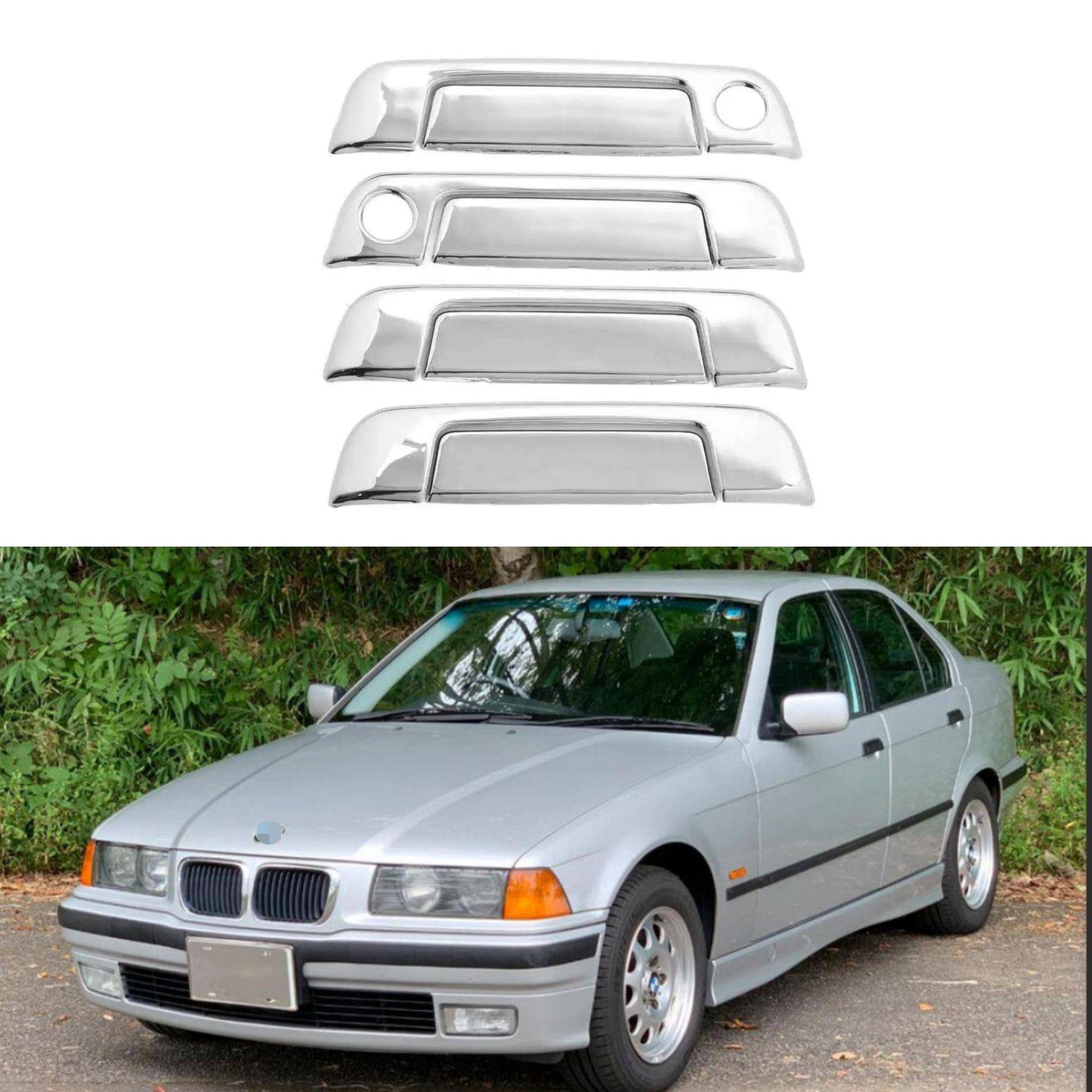 适用于90-2001款宝马3系E34E36拉手车门外把手门碗车身装饰用品