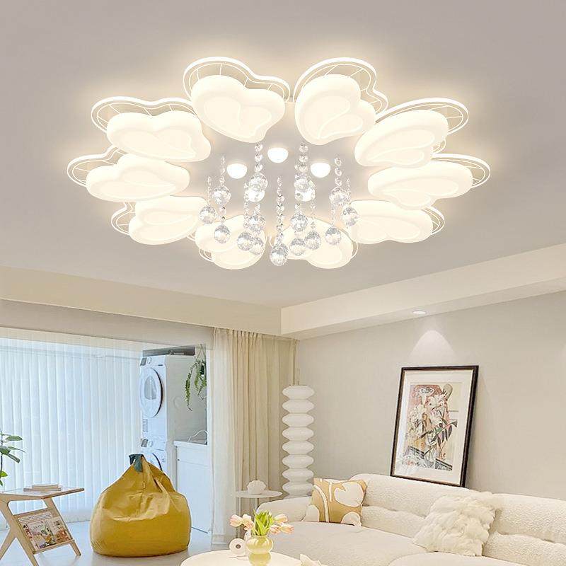 客厅主灯简约现代创意水晶护眼吸顶灯轻奢奶油风全屋套餐组合灯具,鲜花速递/花卉仿真/绿植园艺,割草机/草坪机,淘宝优惠券,粉丝福利购,淘宝优惠卷