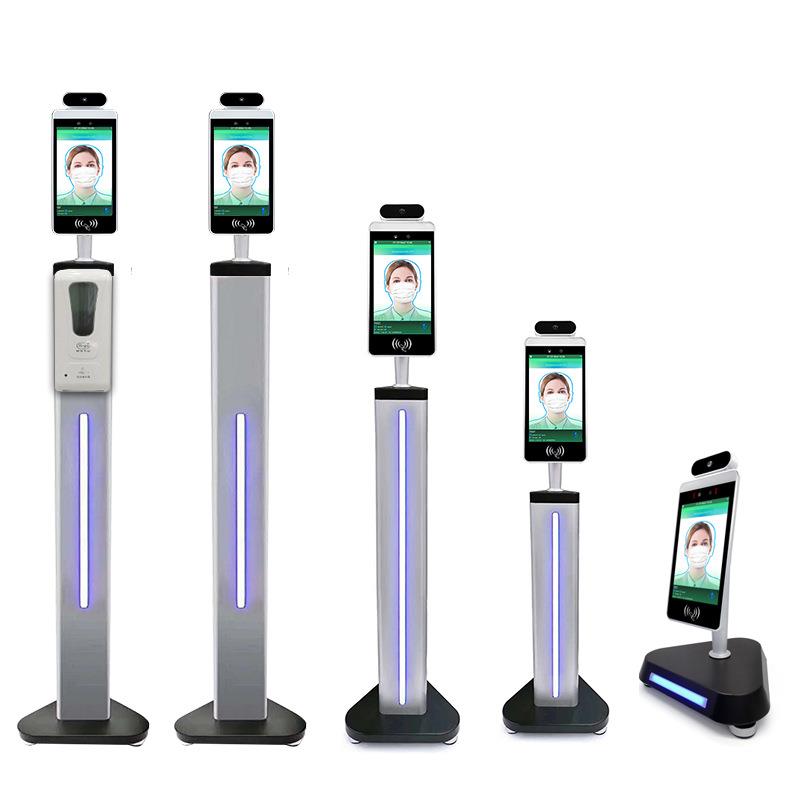 人脸识别测温支架电子哨兵考勤机可移动立柱支架现货