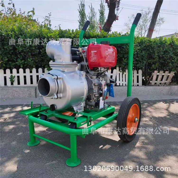 小型抽水排水泵离心泵图片大面积排水泵手推便携式自吸泵