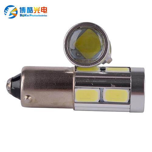 新款汽车灯BA9ST10汽车LED示宽灯阅读灯牌照灯8SMD高亮5730+5W