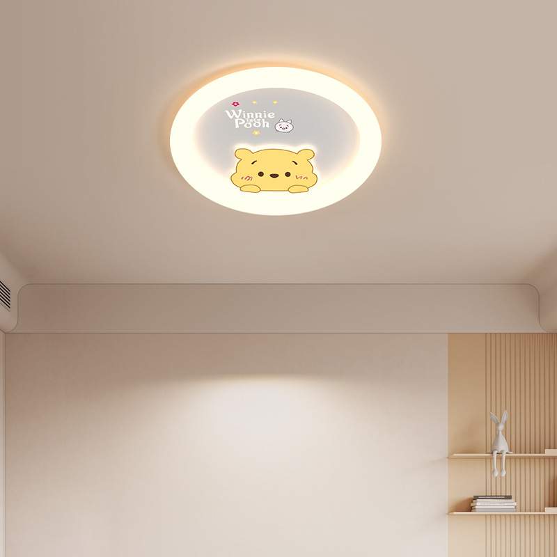 创意卡通儿童房灯男孩女孩卧室灯简约现代护眼书房间灯可爱吸顶灯