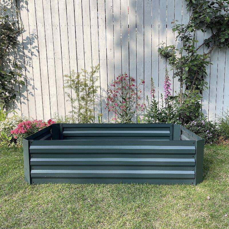 镀锌板花圃种植箱金属种菜框花园种菜箱方形花圃金属种植床,电子/电工,接线端子,淘宝优惠券,粉丝福利购,淘宝优惠卷