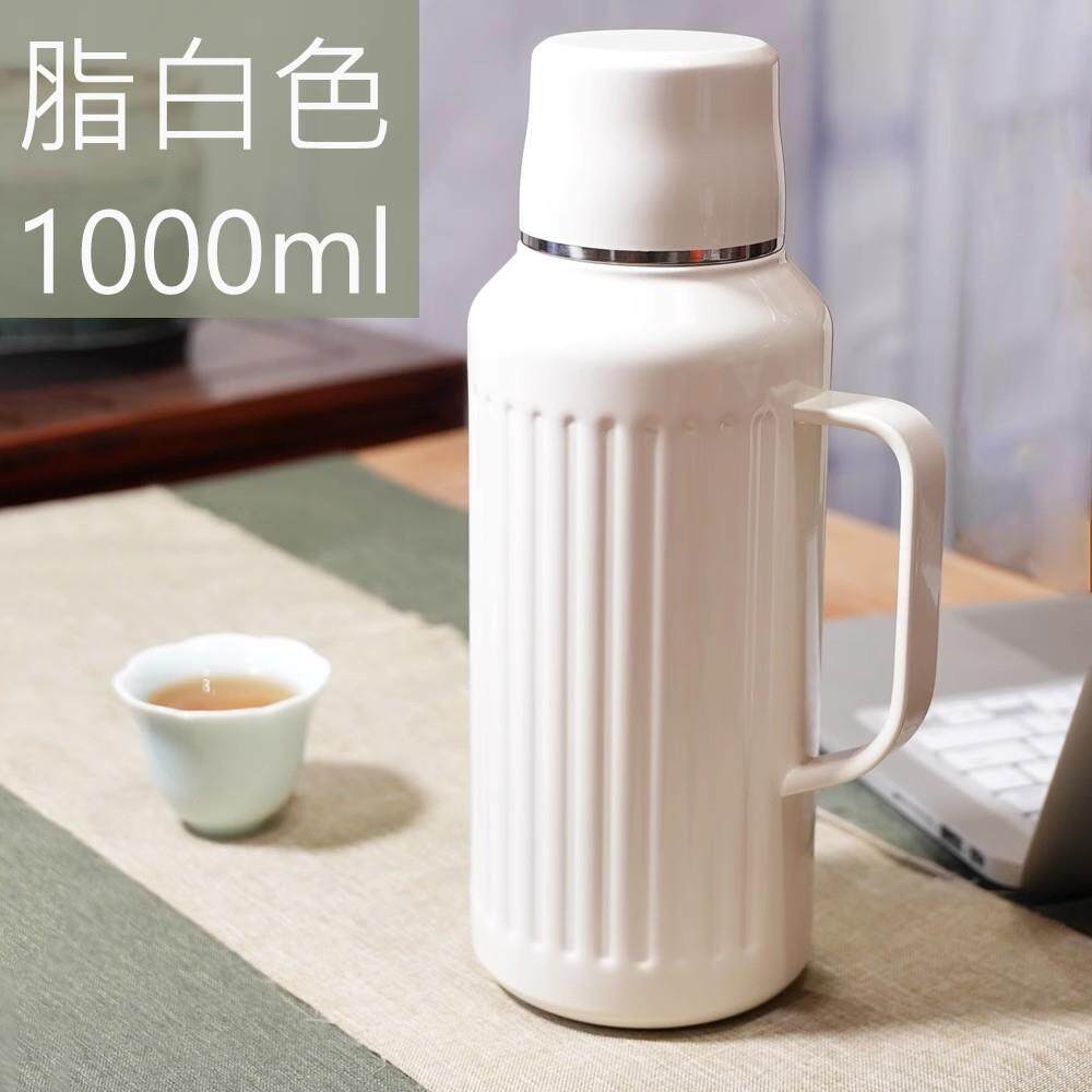 316不锈钢机械显温泡茶壶时尚高颜值传家壶1L小容量保温水壶暖瓶
