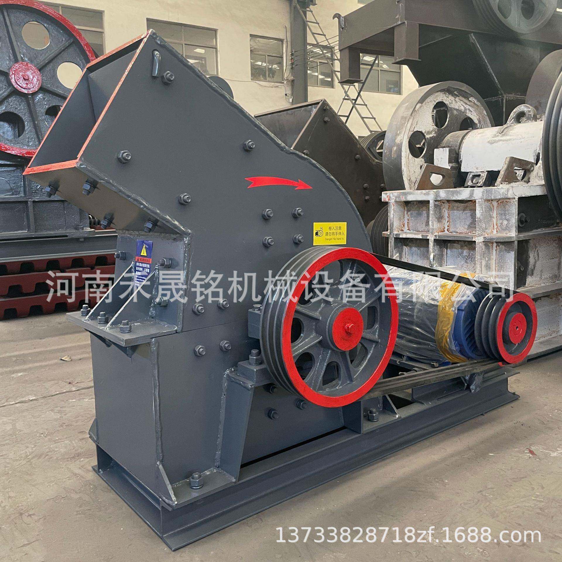 中小型锤式破碎机价格柴油动力玻璃砖瓦碎片锤式粉碎设备