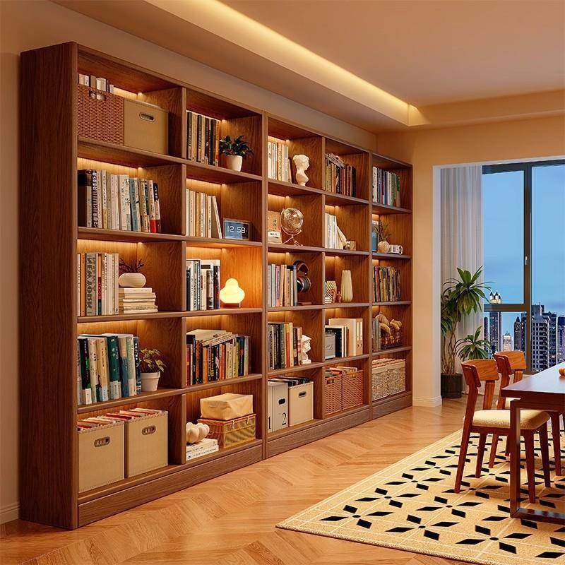 全实木书柜一体整墙一面墙书架落地胡桃木色客厅展示柜收纳储物柜,鲜花速递/花卉仿真/绿植园艺,割草机/草坪机,淘宝优惠券,粉丝福利购,淘宝优惠卷