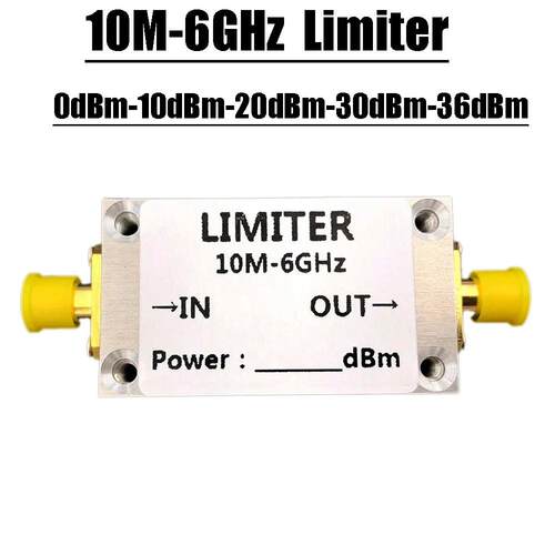 PIN二极管SMA射频限幅器10M-6GHz+10dBm、+20dBm、0dBm带CNC外壳