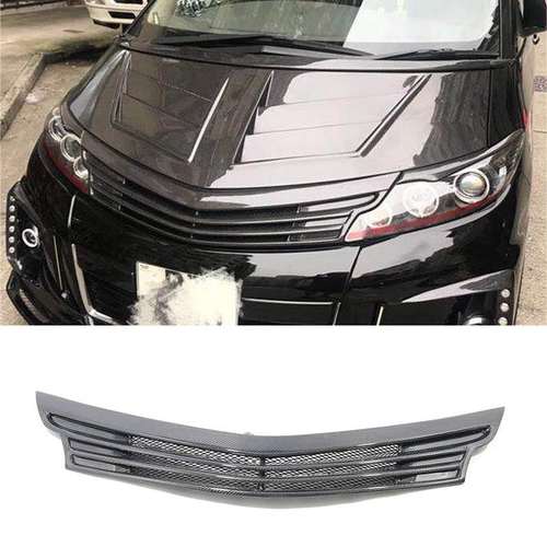 适用于丰田大霸王ESTIMA ACR50碳纤维改装中网 中后期栅栏鬼面罩