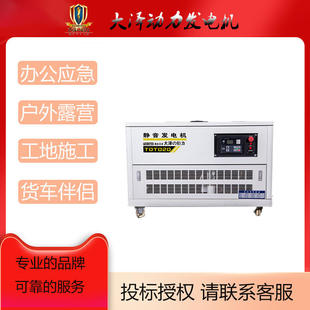 大泽动力10KW15KW20KW25KW静音汽油发电机单三相全自动品小型