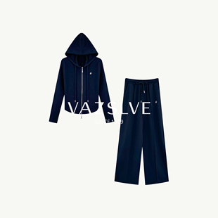 【VAZSLVE/全新奢品】捡漏 时尚休闲拼接设计感针织套装361011