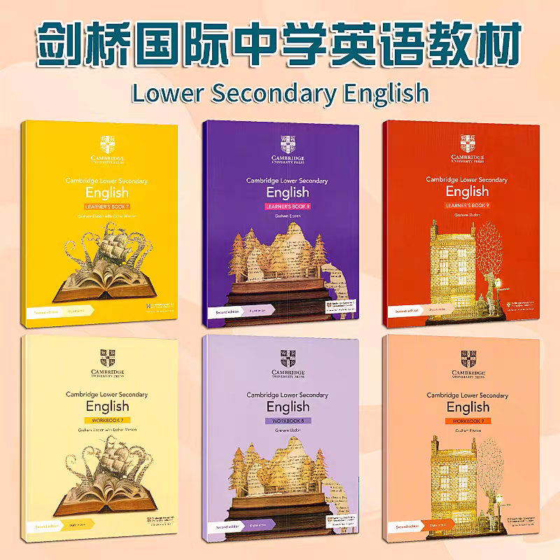 原版剑桥国际中学英语教材 二版学生书练习册Cambridge Lower Secondary English7 8 9七 八 九年级初一初二初三学生课本