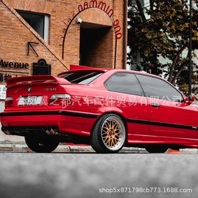 适用1990-2000款宝马E36尾翼改装BMW M3款双层两段夹式飞机定风翼