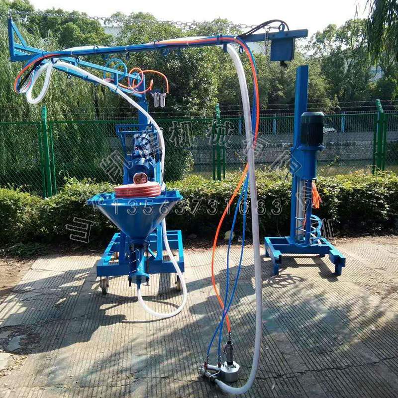浮雕工艺品grc涂料喷涂机 建筑工程用喷射机 GRC玻璃纤维丝喷浆机