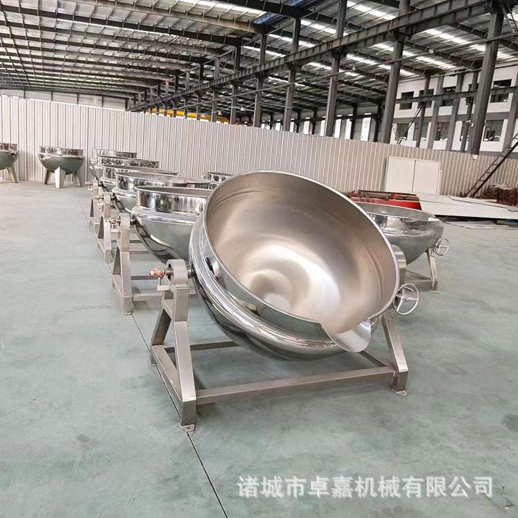 商用节能卤煮锅自动出料鸭货蜂窝煮锅600升电加热均匀煮鸭子锅