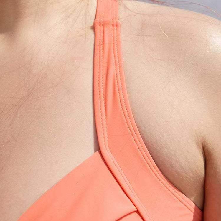 欧美大码肥婆泳衣碎花裙式泳装女bikini胖妹妹保守分体泳衣