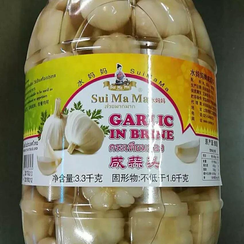 咸水蒜头泰国腌制水妈妈