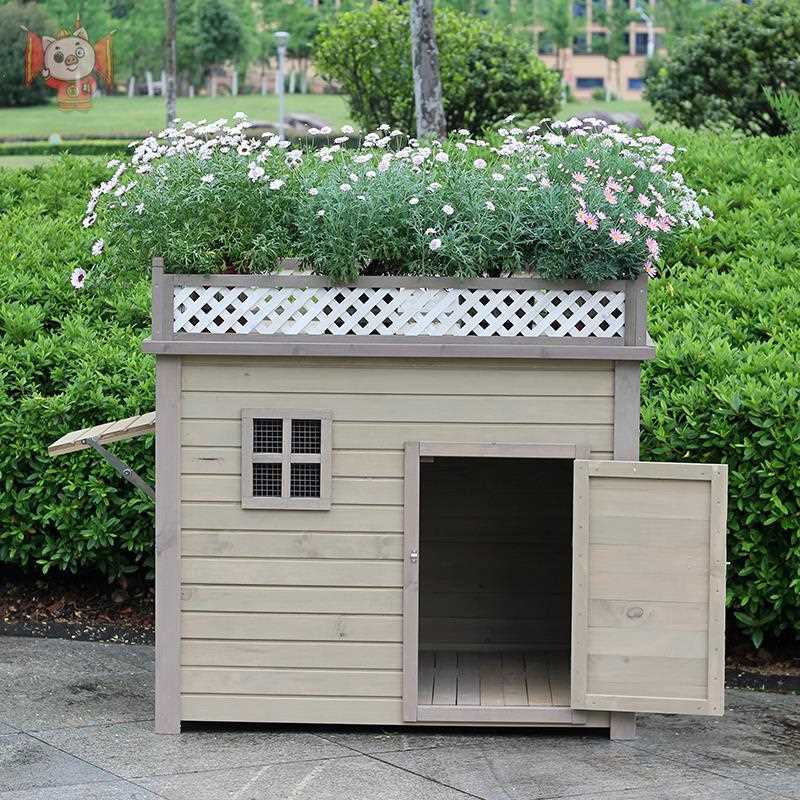 防雨犬狗屋大中小型通用中型庭院户外狗窝小型室内室外大型实木