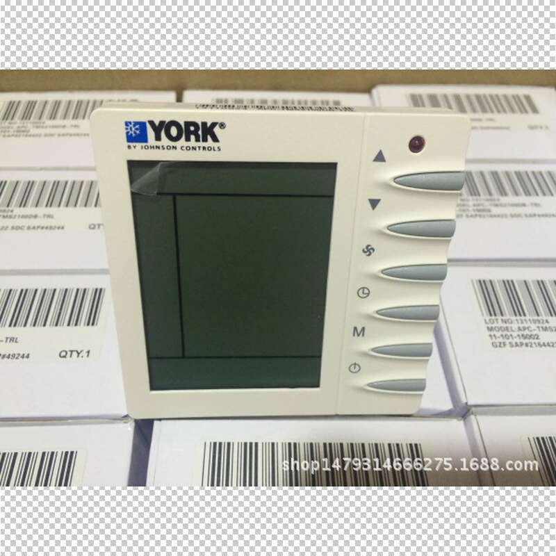 约克YORK温控面板APC-TMS2000DA液晶温控 中央空调用风盘三速开关