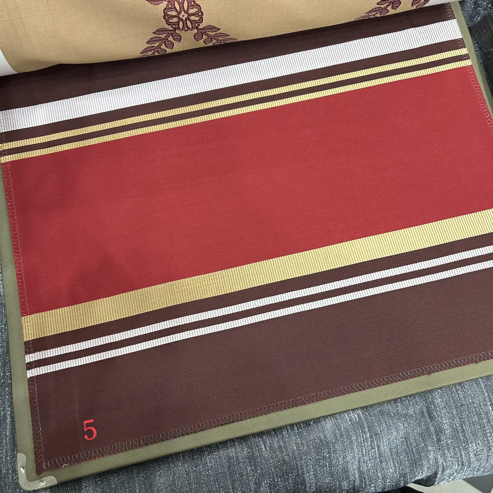 门幅280cm竖条纹定高/横条纹定宽280cm宽幅仿真丝条纹窗帘布面料