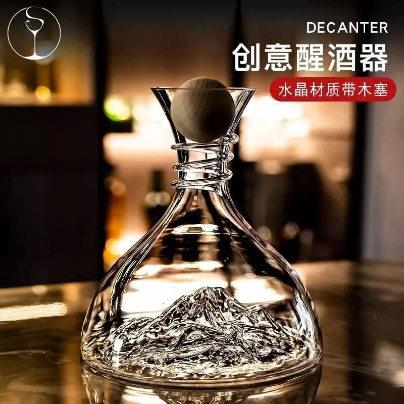 高档红酒醒酒器创新水晶勃艮第红酒杯分酒壶欧式浪漫酒具家用套装