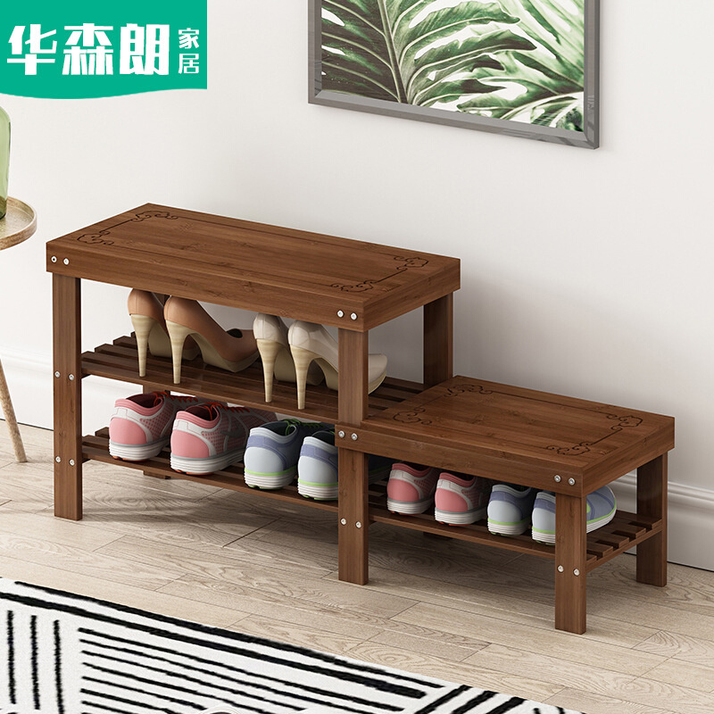 亲子换鞋凳家用门口穿鞋凳柜简易多层多功能可坐式储物凳鞋柜鞋架