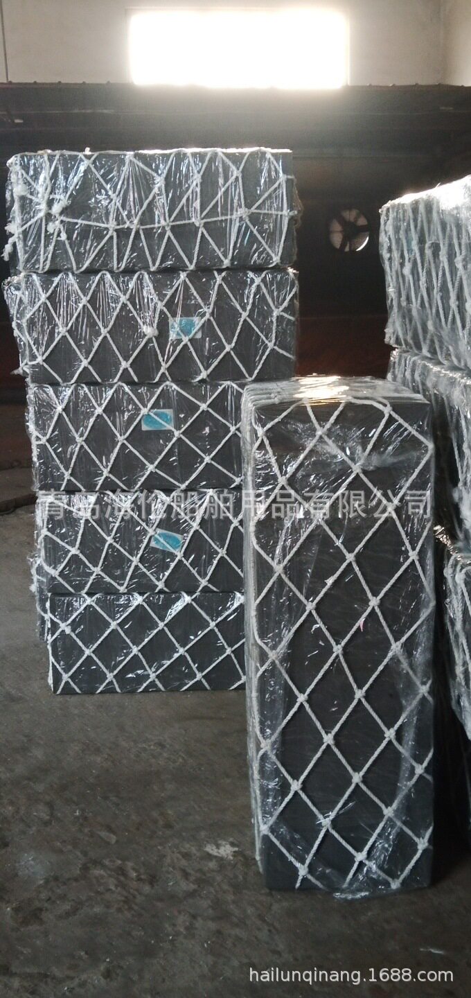 网兜式泡沫悬吊式护舷 码头撞护舷防撞设施青岛即墨否是海伦按需