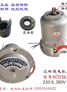 云南/宝鸡CY6140/6150 溜板箱快移速电机 AOS5634 沈阳微电机250W
