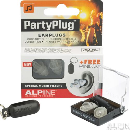 荷兰Alpine partyplug音乐会演唱会晚会聚会隔音降噪耳塞保护听力