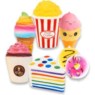 Slow Rising squishie Kawaii food Squishy Toys慢回弹发泄玩具