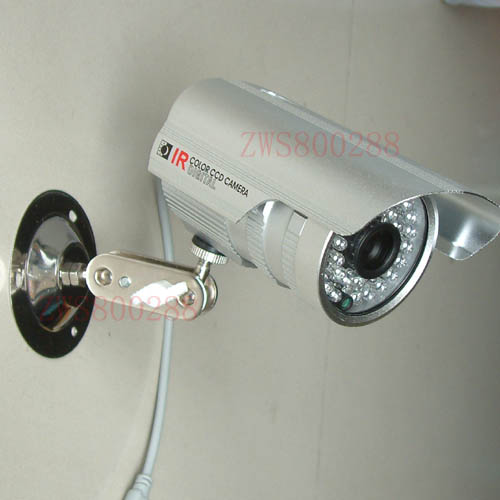 高清1200线夜视监控摄像头 室外防水摄像机 广角模拟监控红外探头