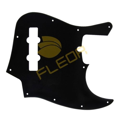 NEW 1Ply 10Holes Black Standard Bass Guitar Pickguard Jazz B