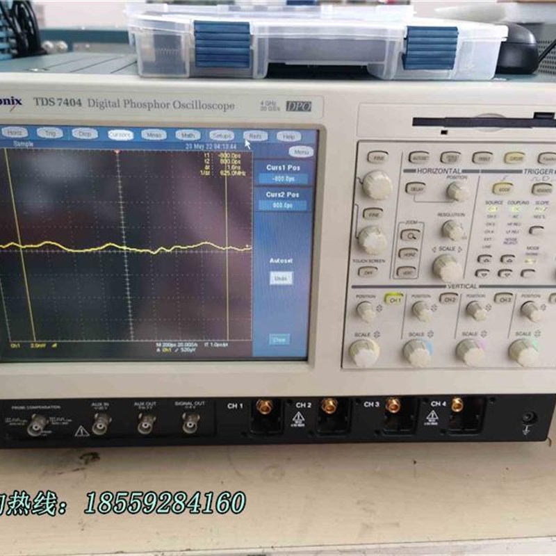 泰克示波器TDS7404数字示波器4G频宽 功能正常 议价出售