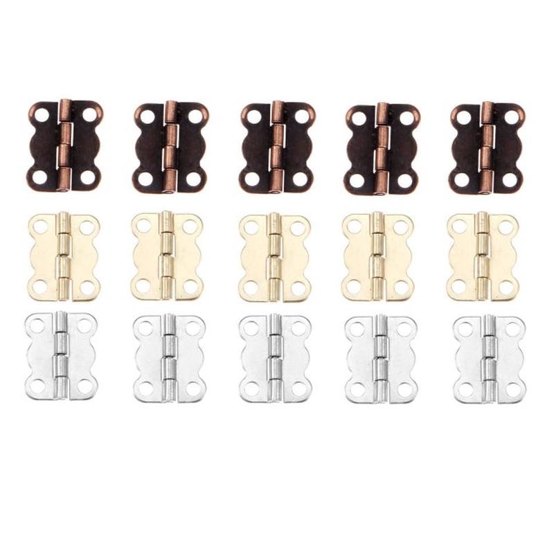 50Pcs Butterfly Cabinet Door Luggage Hinge Furniture Fitting