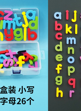Magnetic Letters 10/26 Pcs Uppercase Lowercase Foam Alphabet
