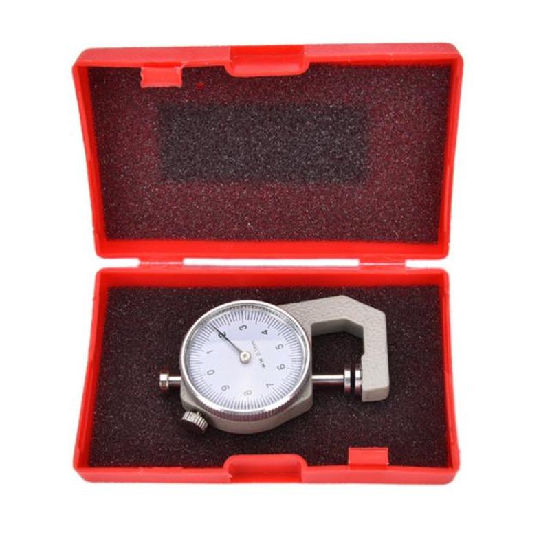 0-10mm Dial Thickness Gauge Leather Paper Thickness Meter Te