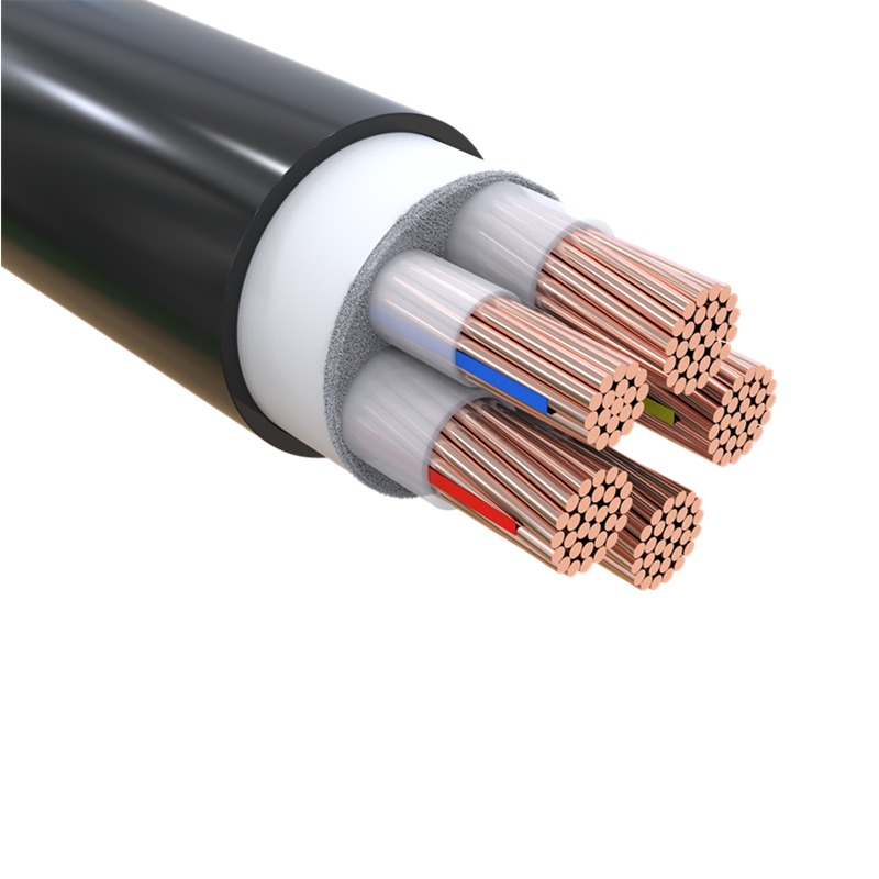 国标纯铜芯YJV2 3 4 5芯10 16 25 35 50平方三相电缆线室户外电线